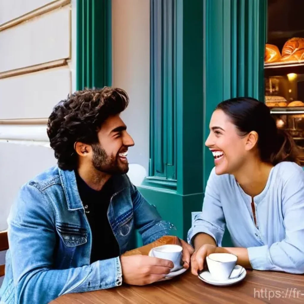 아르헨티나에서 영어가 통하는 지역 - **A bustling yet elegant cafe scene in Palermo, Buenos Aires, depicting a vibrant mix of internation...
